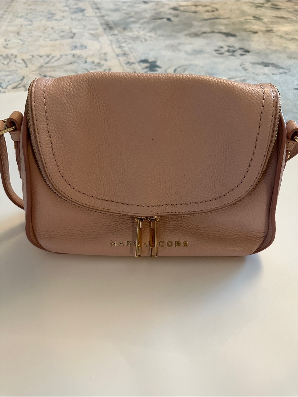 Marc Jacobs Groove Mini Messenger Crossbody with Gold Hardware
